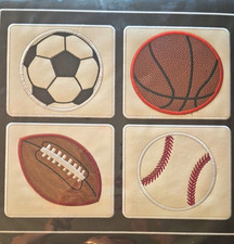 Scrapbooking Stickers Lot Multicolor Sports Pirates Soccer Basketball Football