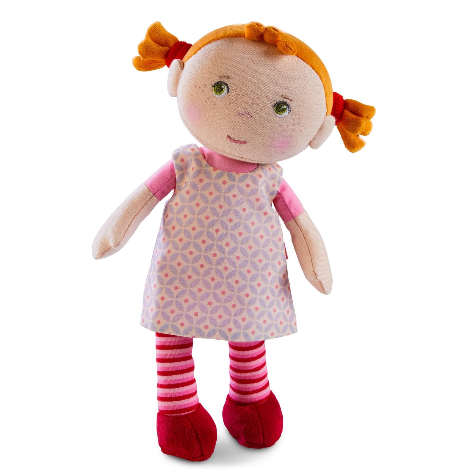 HABA Snug-up Roya &ndash; Soft Baby Doll with Red Hair & 10 inch