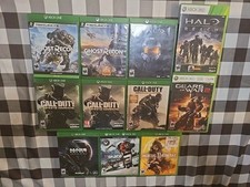 Lotto 9 XBOX One & 2 XBOX 360: Call of Duty, HALO, Ghost Recon, Mortal Kombat, altro