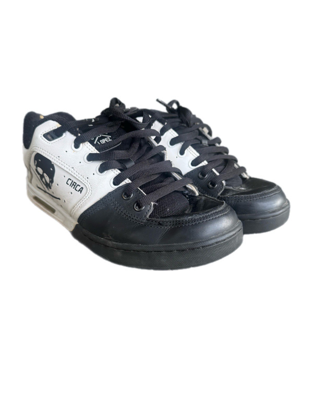Zapatos Gruesos Circa De Colección Y2K Monopatín Calavera Talla 10