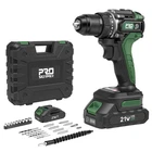 Cordless Drill 65Nm Max Torque 575 In.lbs Power, 3/8" Keyless Chuck - 2