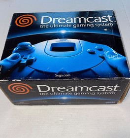 Sega Dreamcast with box and games