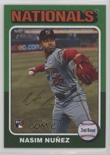 2024 Topps Heritage High Number Green Border Nasim Nunez Nasim Nuñez #687 4z8