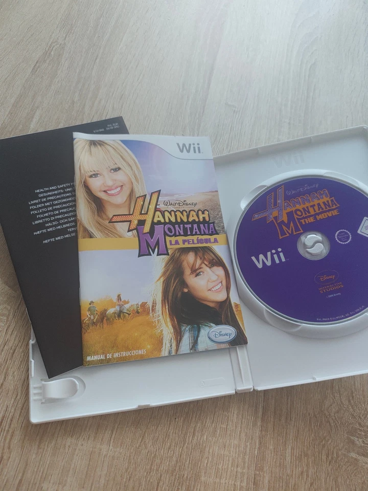 WALT DISNEY HANNAH MONTANA LA PELICULA JUEGO WII PAL MILEY STEWART, foto 3 de 3