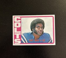 1972 Topps Football Ray May Baltimore Colts #297 High Number