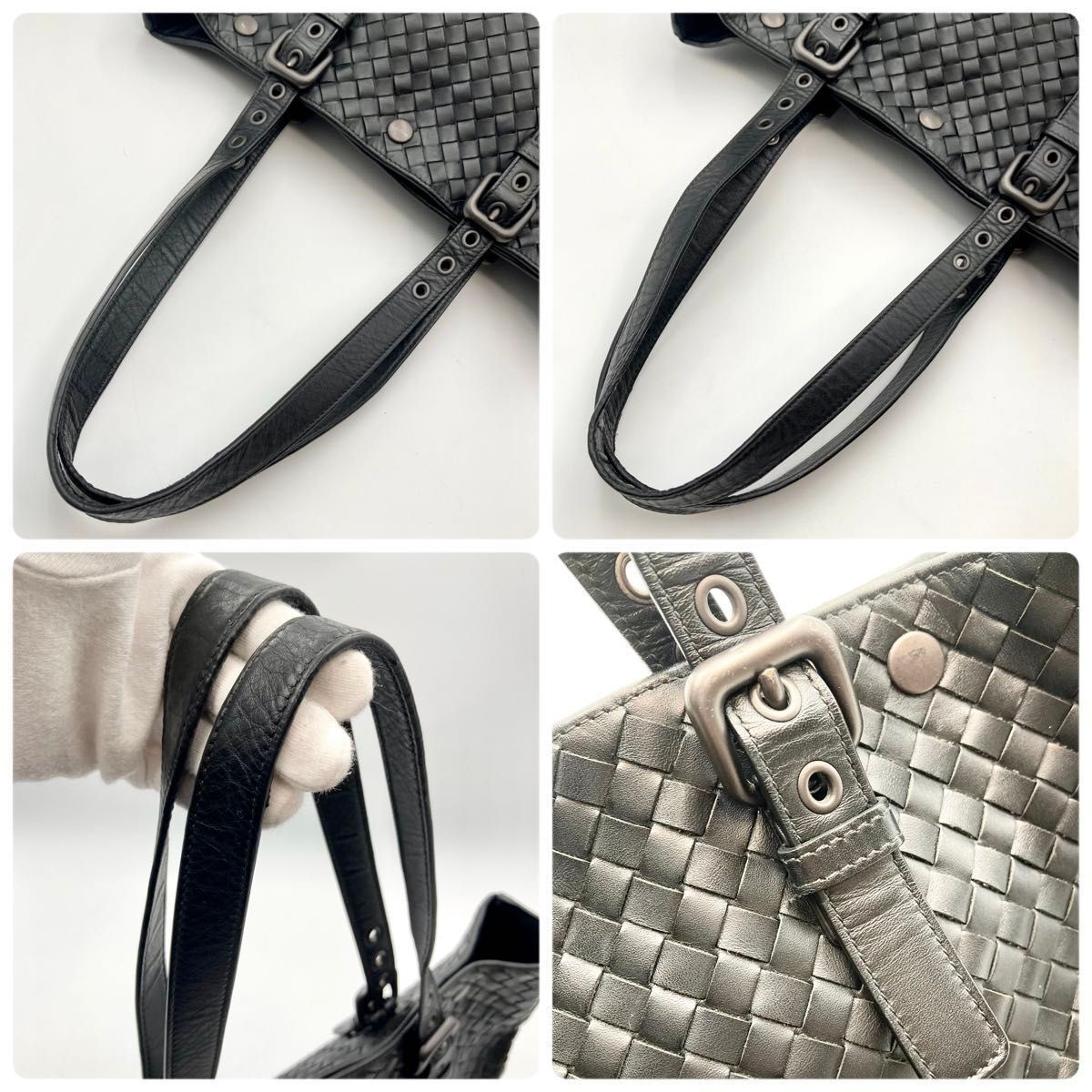 Bottega Veneta Leather Tote Bag A4 Size Used Good Condition thumbnail 5