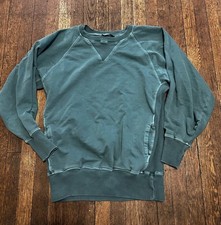 Zenana Pigment Dyed French Terry Crewneck Raglan Pullover Sweatshirt with Pocket