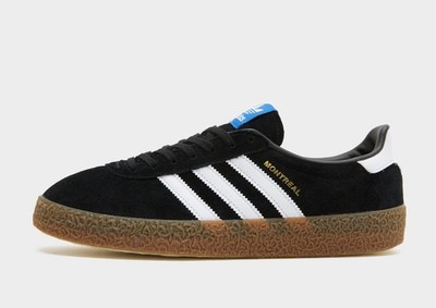 adidas Originals Montreal Rm  ( Herren Größe: UK 10 EUR 44,5 ) Schwarz / Weiß-Gummi