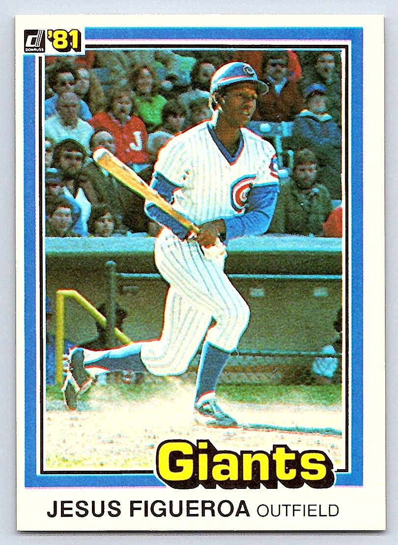 1981 Donruss - # 556 - Jesus Figueroa RC,  San Francisco Giants - 2 Card Minimum