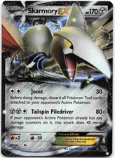 skarmory ex pokemon card value | Pokmon Pocket Custom Colorless Joust (30) Before doing damage Skarmory 2005 EX: Deoxys #026/107
