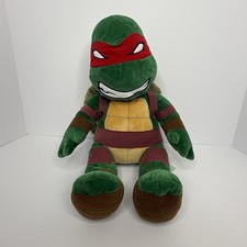 Build A Bear BAB Nickelodeon TMNT Raphael 18” Plush With Shell