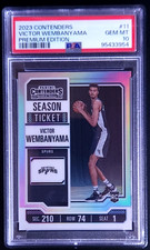 2023 Contenders Victor Wembanyama Premium Edition RC PSA 10 VERY RARE POP 17!
