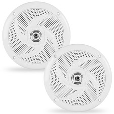 Open Box, Great - Belva BMS65SW 80W RMS 6.5" 2-Way Coaxial Marine Speakers
