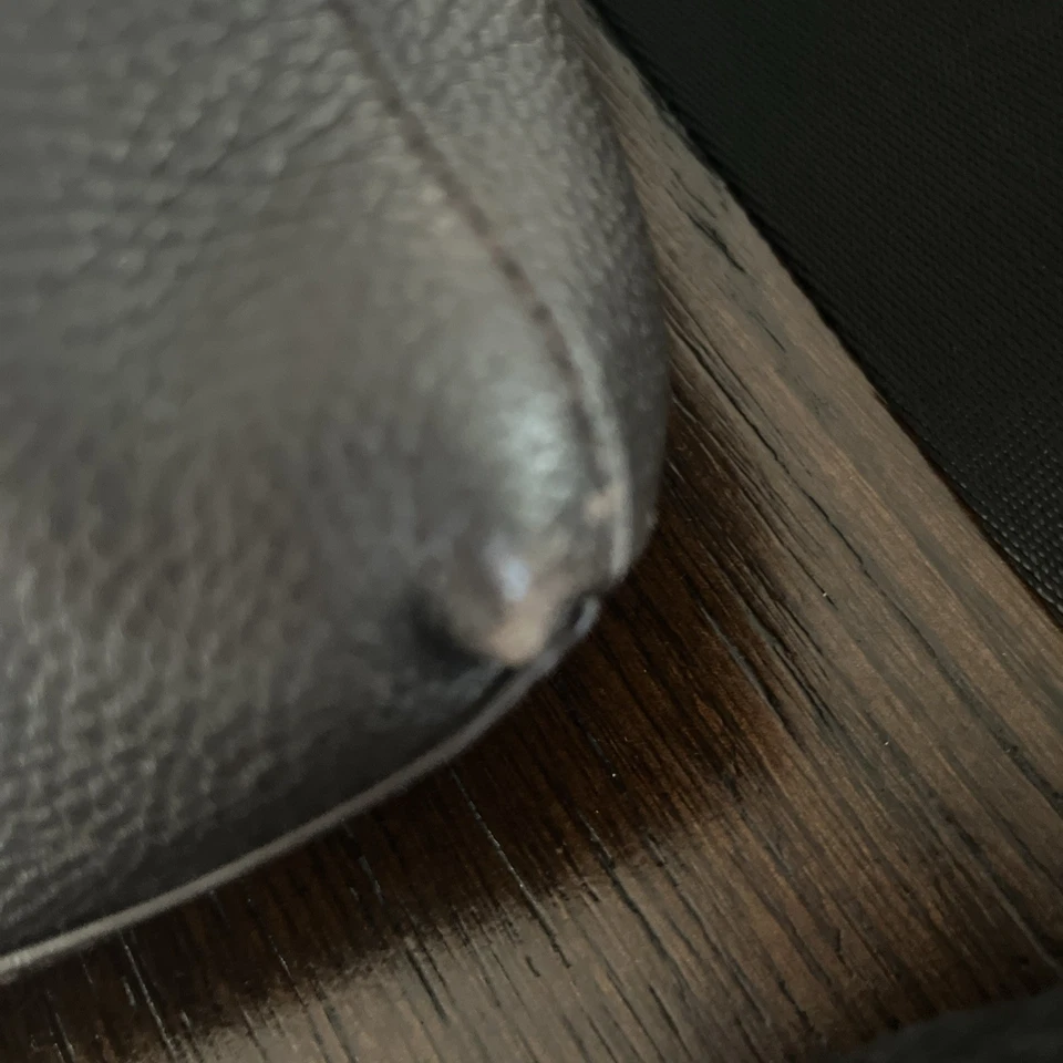 Polo Ralph Lauren Pebble-Grain Leather Briefcase Laptop Bag Dark Brown - Image 4 of 4