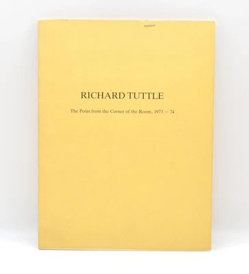 Richard Tuttle, The Point from the Corner of the Room, 1973-74, LE #443/500 1988 - Image 1 of 4