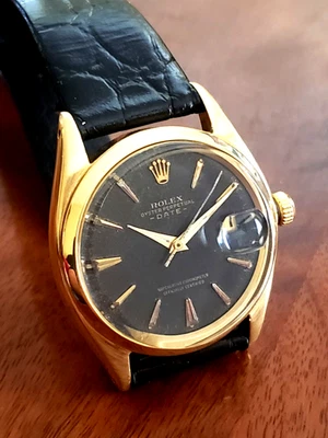 ROLEX 18 KARAT SOLID GOLD FRESHLY SERVICED  2 YR WARRANTY CASE REF 1503  , 1985 - Bild 1 von 4
