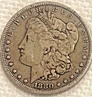 1880 P Morgan circulated coin good eye appeal free shipping Sigma tested genuine