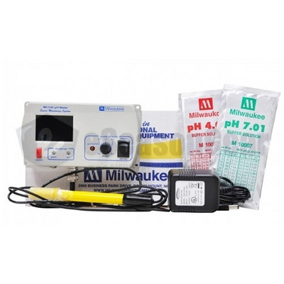 Milwaukee Instruments MC110 pH Continuous Monitor Meter, BLUE, E00