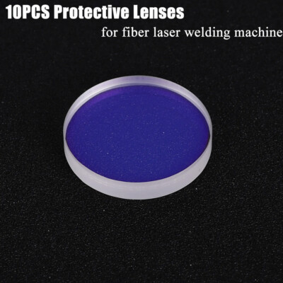 10pcs Protective Lens D18 T2 Quartz 1064nm For Fiber Laser Welding Machine
