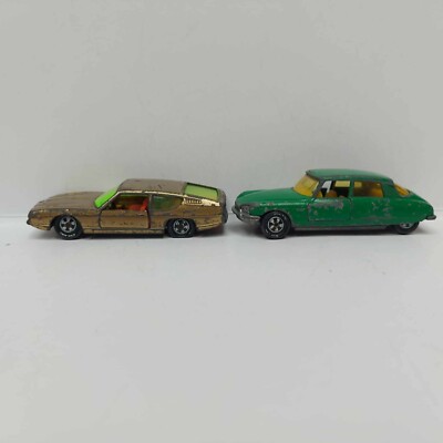 Lot of 2 Vintage Siku V290 Citroen DS 21 V317 Lamborghini Espada  thin axle whee