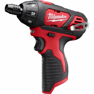 Milwaukee M12 2401-20 Cordless 1/4'' Hex Screwdriver Driver (Tool Only)  12V