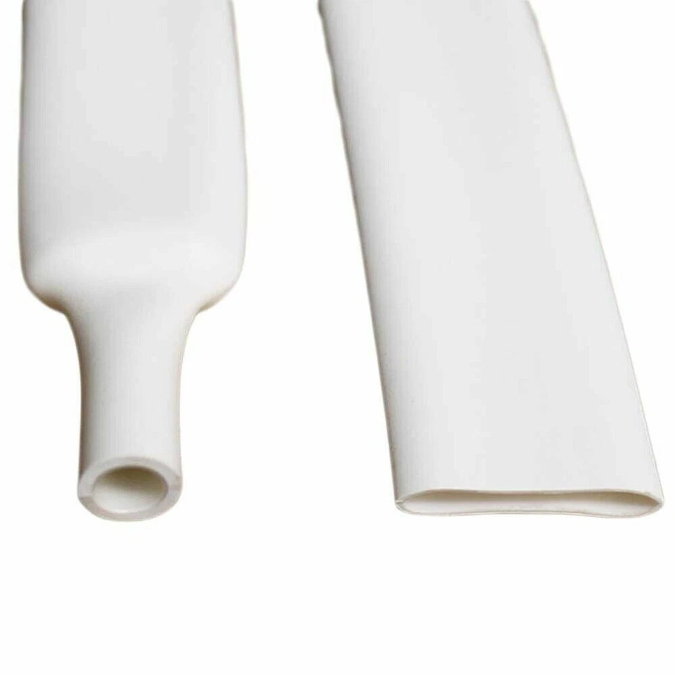 3:1 White 1.6mm-39mm Heatshrink Tube Heat Shrink Tubing Wire Waterproof Ratio - image 2 of 4