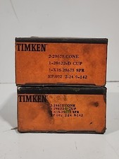  1 Timken 29622 D Cup / 2 29675 Cones Precision Tapered Roller Bearing Set
