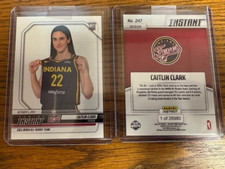 2024 Panini Instant WNBA #247 CAITLIN CLARK Indiana Fever RC SP #/26,980