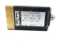 Zawór magnetyczny Bürkert 312-D-02,0-B-MS FLNSCH-E-868 | 24V | 50Hz | PN 0-3,5 bar