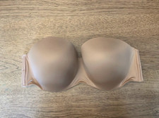 Victoria's Secret VS Praline 32C Body By Victoria Lightly Lined Strapless Bra