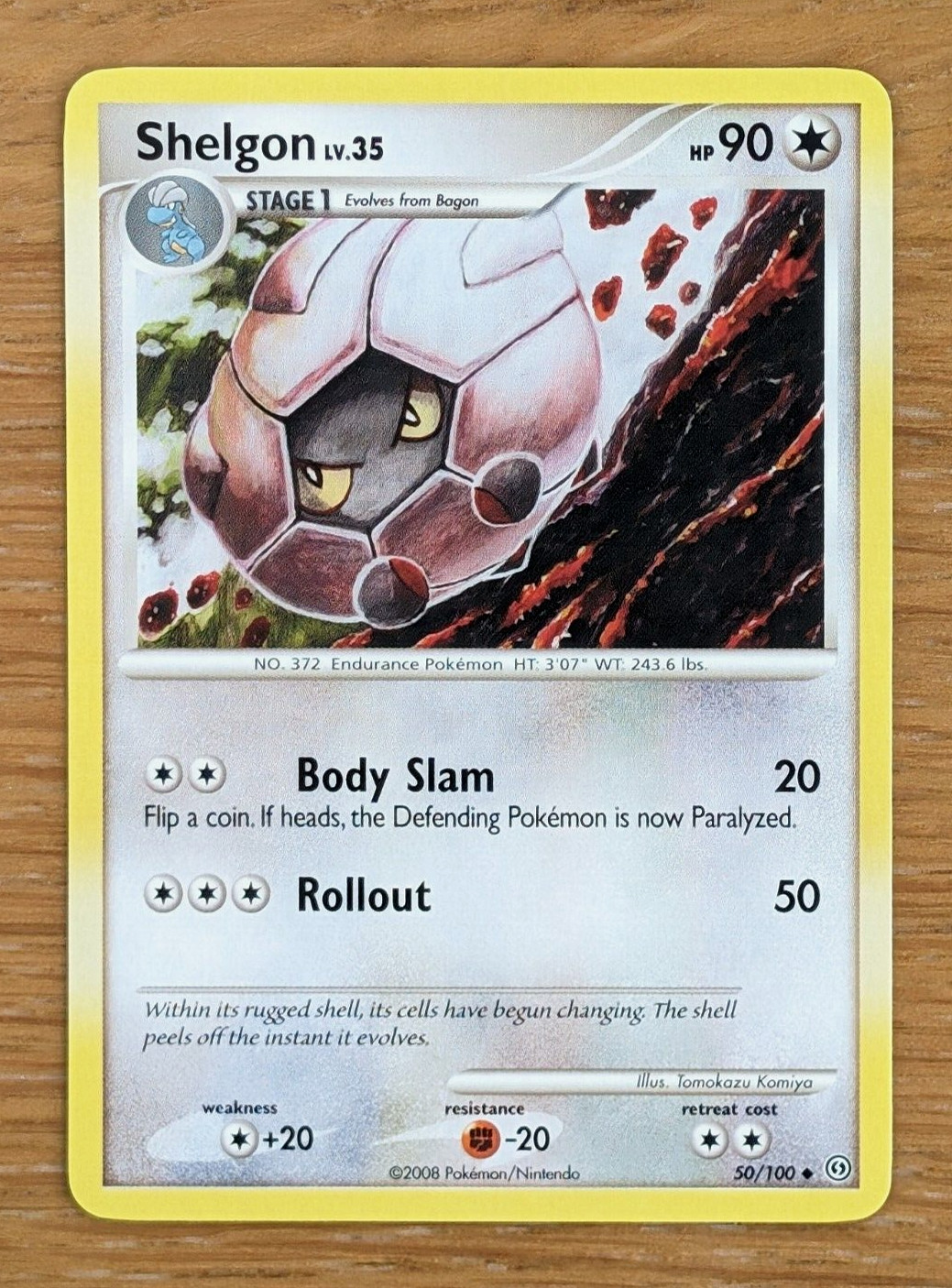 Shelgon LV. 35 - 50/100 ~ Diamond & Pearl - Stormfront ~  Near Mint!!