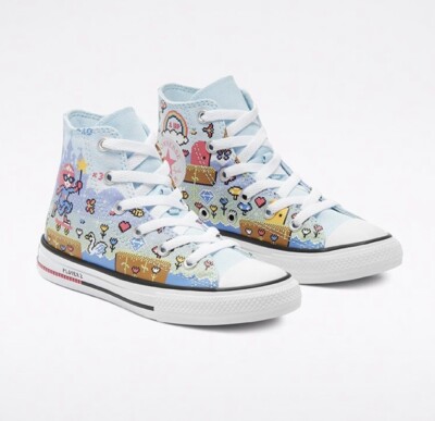Gamer Chuck Taylor All Star High Top Player One and Two Shoes Limited Edition