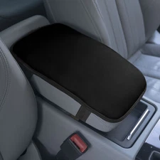 FH Group Faux Leather Center Console Armrest Cushion, Luxury Seat Box Cover