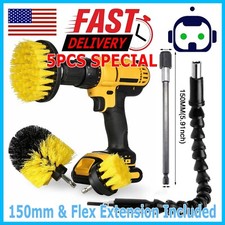 Drill Brush Set Power Scrubber Drill Attachments For Carpet Tile Grout Cleanings