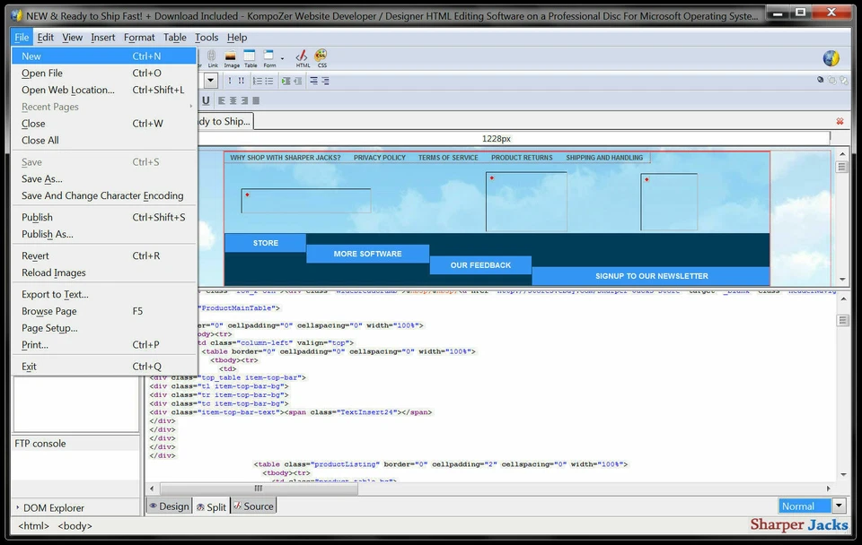 NEW & Fast Ship! KompoZer Website Developer / Designer HTML Editing - Linux Disc - Image 4 of 4