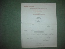 LINCOLN CITY  V  INTERNATIONAL CLUB X1  (HOLMES TEST)   9-5-66  RARE SINGLE SHEE
