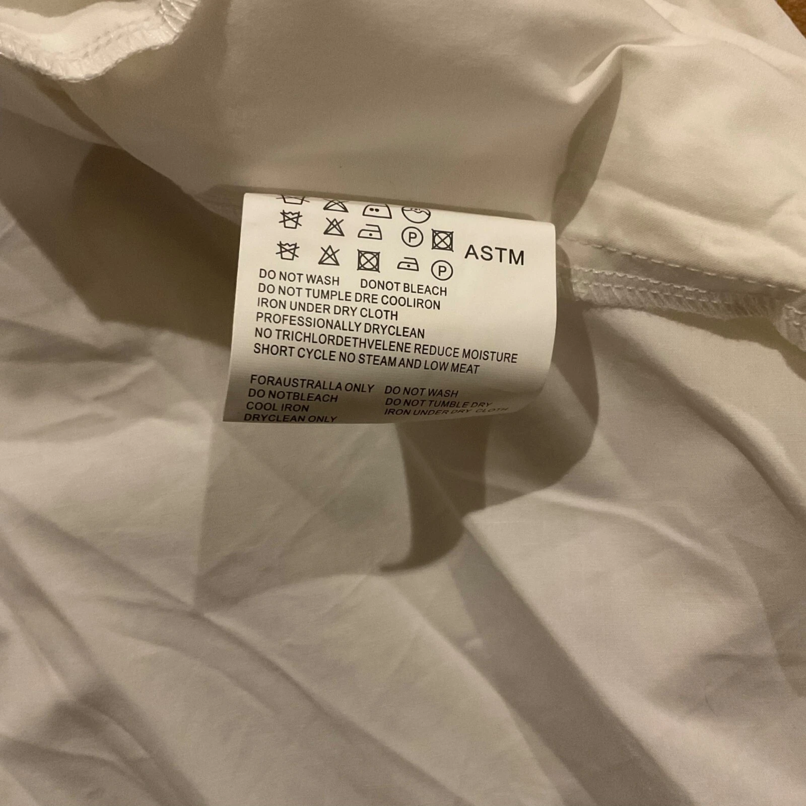 Camicia nuova senza etichette acne studios vita raccolta abito midi 2 vie cotone bianco taglia busto37