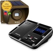 Solar Driveway Alarm Wireless outside 1800Ft Range, Outdoor Motion Sensor & Dete