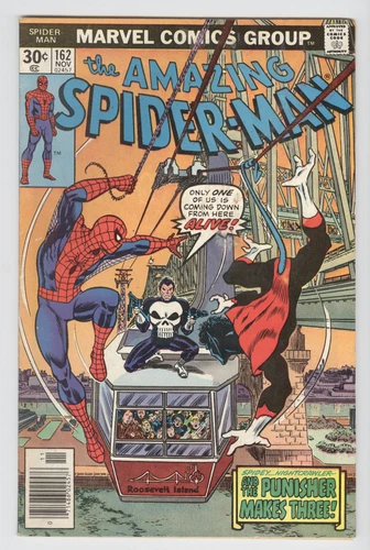 Amazing Spider-Man #162 November 1976 VG Nightcrawler, Punisher, Jigsaw