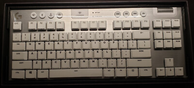 Logitech G915 TKL Wireless Gaming Tactile Keyboard, US - White | eBay
