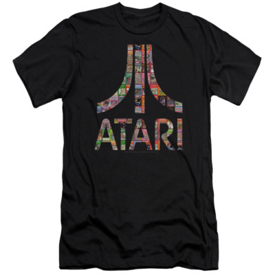 ATARI BOX ART Licensed Adult Men's Graphic Tee Shirt SM-6XL