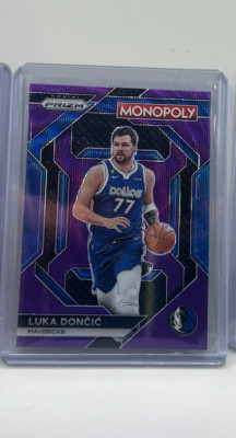 2023-24 Panini Prizm Monopoly - Prizm Skills Purple Wave Prizm #PS3 Luka Dončić