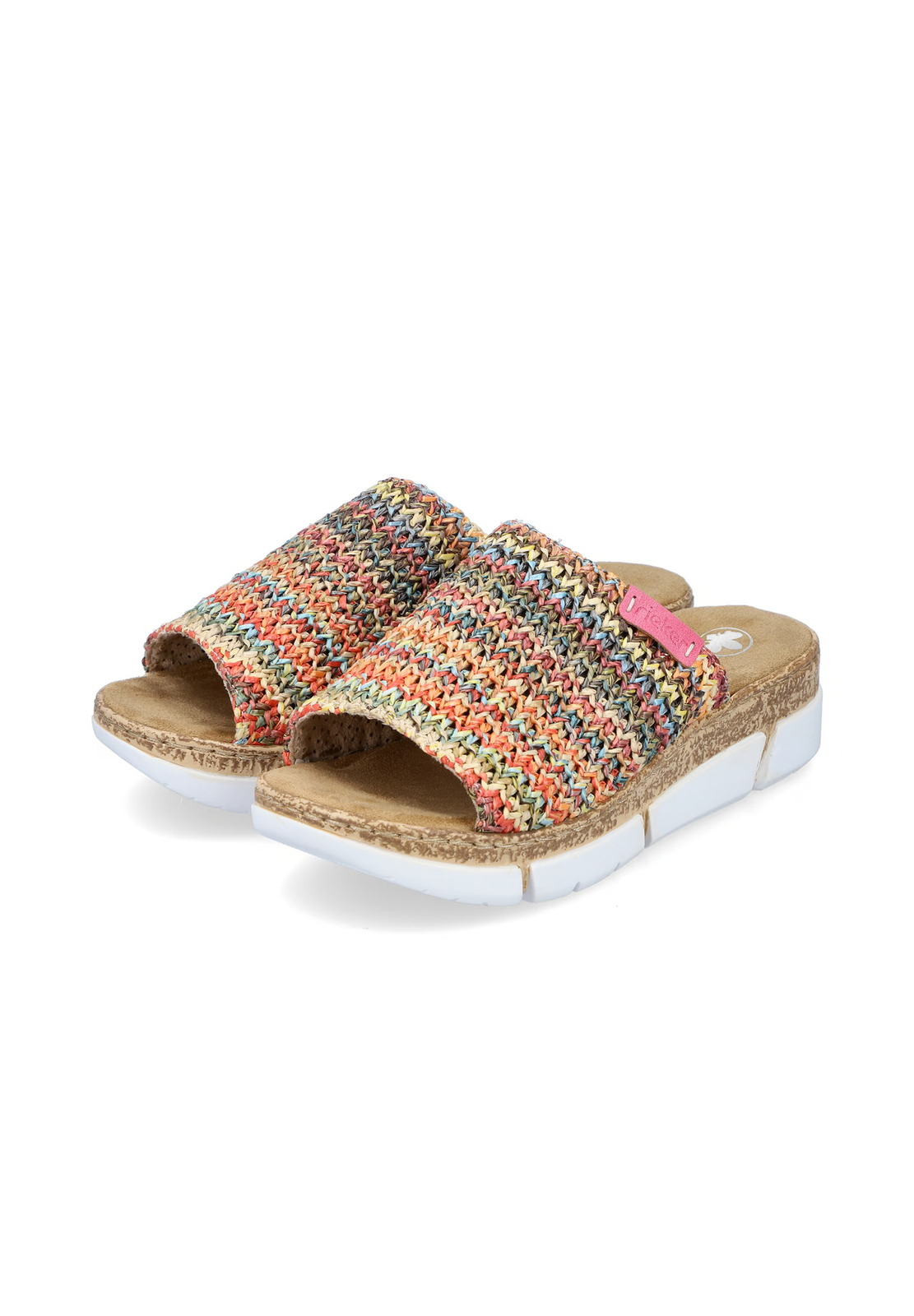 Кроссовки Rieker Rieker Damen Pantoletten Slipper V2369-90 multi-hellbraun 10490₽