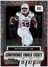 2021 Panini Contenders Draft Picks Conference Finals Ticket #24 Dak Prescott /99
