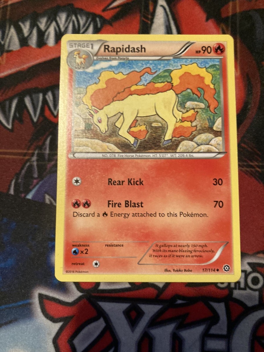 rapidash stage 1 pokemon card value Amazon.com: Rapidash 027/162 - Temporal Forces
