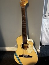 Fender Malibu Acoustic Guitar Olympic White