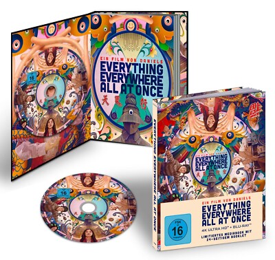 EVERYTHING EVERYWHERE ALL AT ONCE - 4K UHD + BLU-RAY MEDIABOOK - NEU + OVP