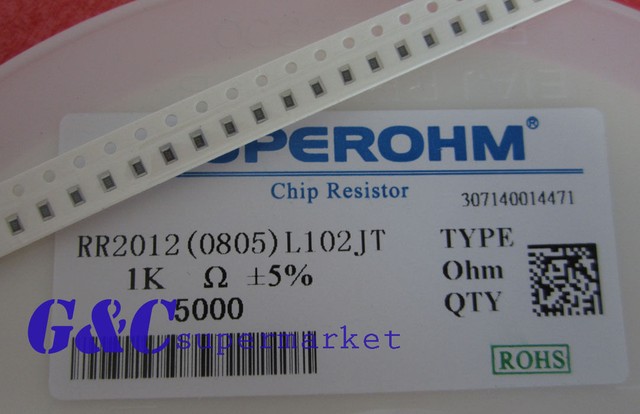 Резистор 1k 0805