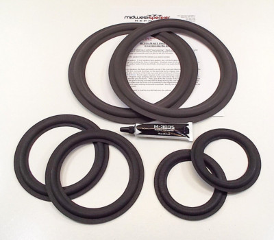 Infinity Crescendo CS 3008 komplettes Refoam Kit - Lautsprecher Reparatur - KOSTENLOSER VERSAND!