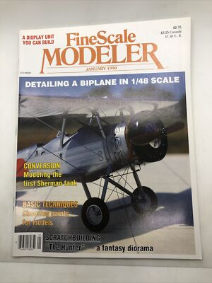 Fine Scale Modeler Magazine - January 1990